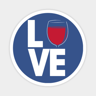 love wine 3 Magnet